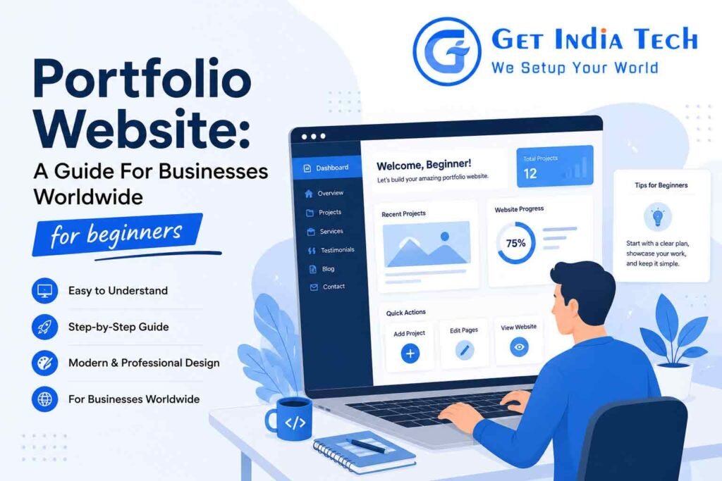 Professional Portfolio Website showcasing business projects and client success