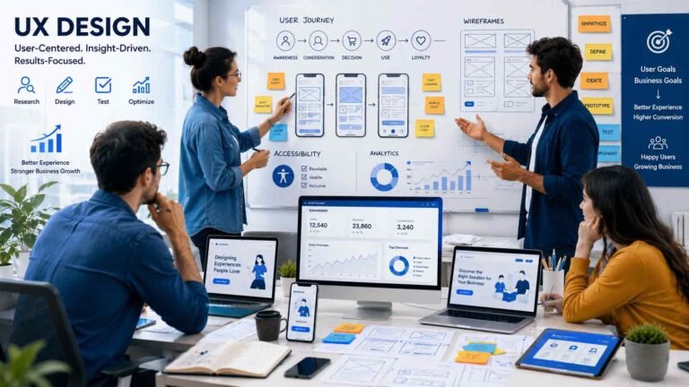 Professional UX Design services by GetIndiaTech